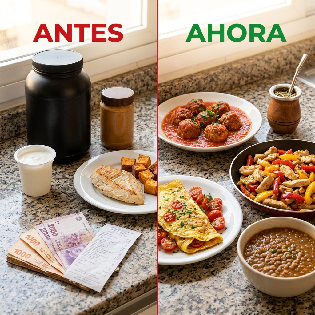 Antes y ahora: de whey caro a comida casera proteica