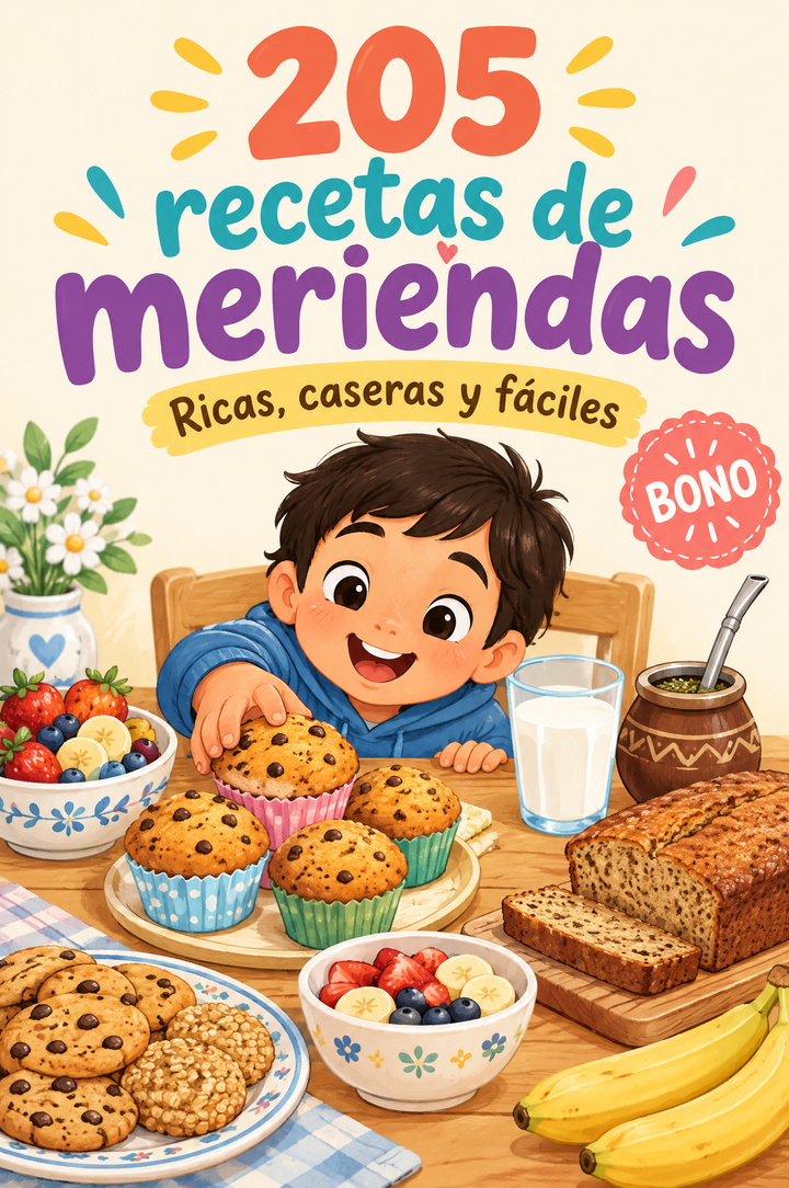 Bono: Meriendas Sin Culpa: 205 recetas