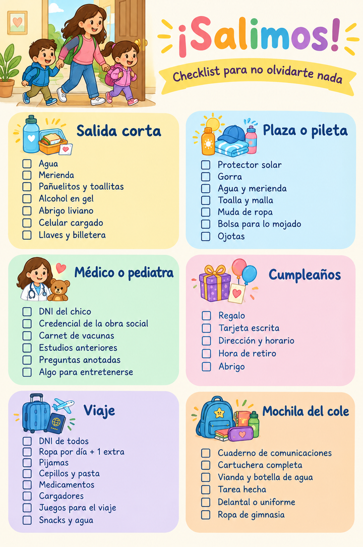 Hoja de Checklist «¡Salimos!»
